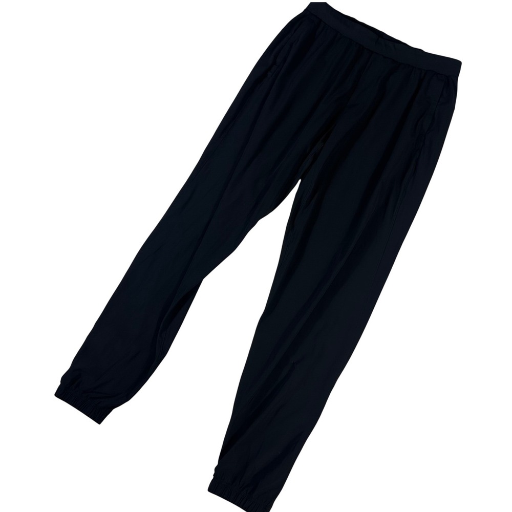 Lululemon Surge Jogger Men Size M Black Tapered Running Pants Ankle Zip
